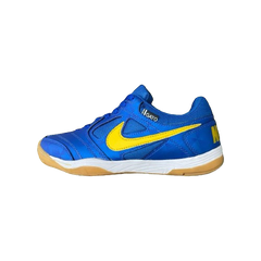 ZAPATILLA FUTSAL GATO AZUL REY AMARILLO